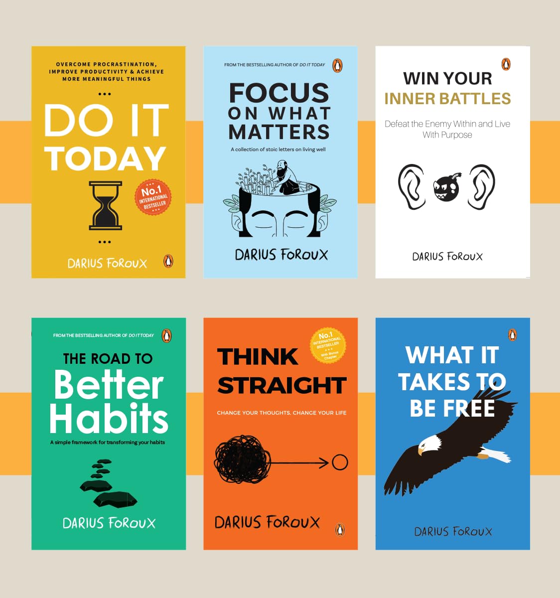 The Darius Foroux Collection For Personal Growth & Success (Box set): A Six Books Boxset Featuring all of Darius Foroux's Bestsellers | 6 Bestselling Books on Habits, Focus, and Inner Growth―Your Complete Toolkit for a Better Life by DARIUS FOROUX - Book Image 2