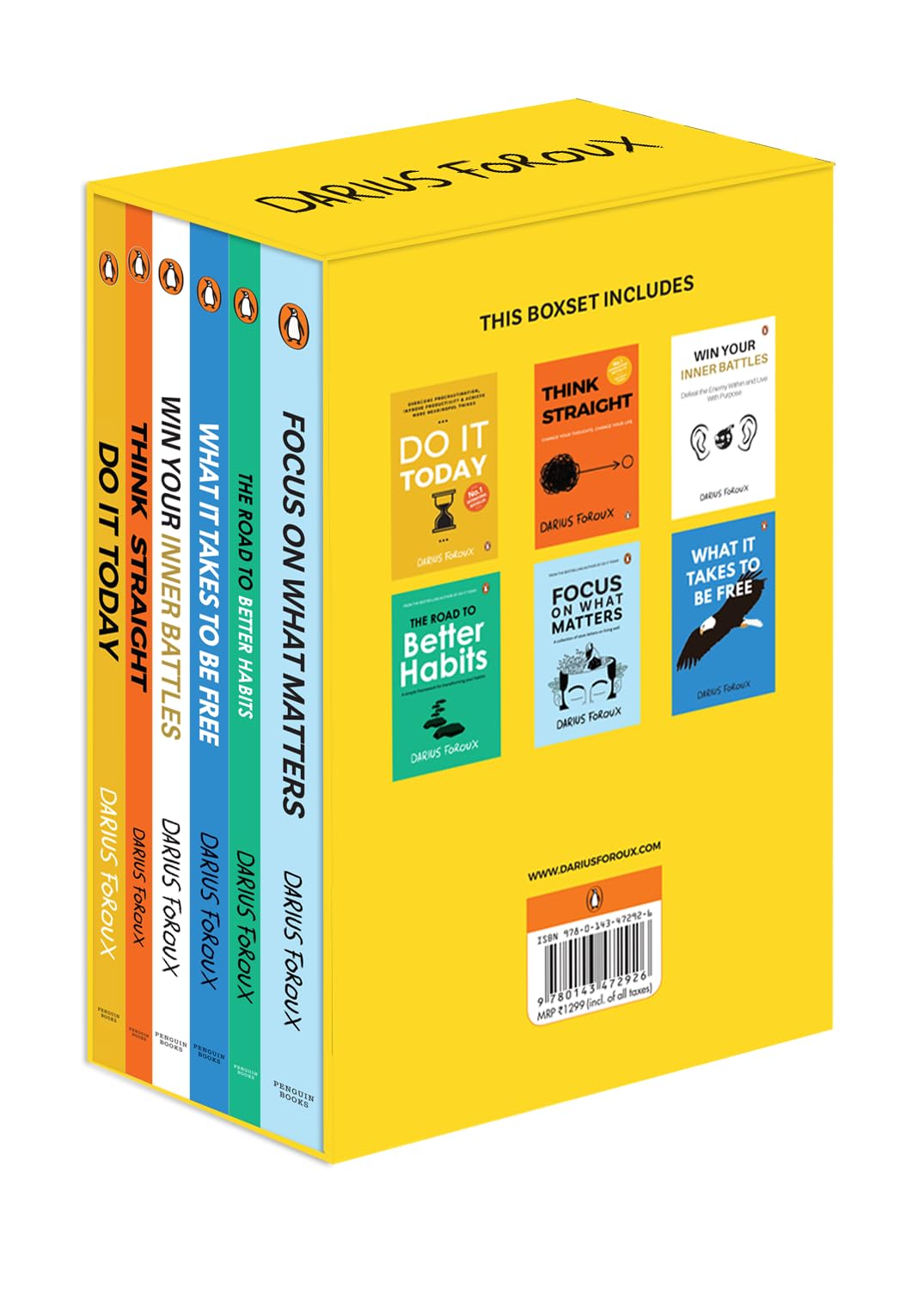 The Darius Foroux Collection For Personal Growth & Success (Box set): A Six Books Boxset Featuring all of Darius Foroux's Bestsellers | 6 Bestselling Books on Habits, Focus, and Inner Growth―Your Complete Toolkit for a Better Life by DARIUS FOROUX - Book Image 3